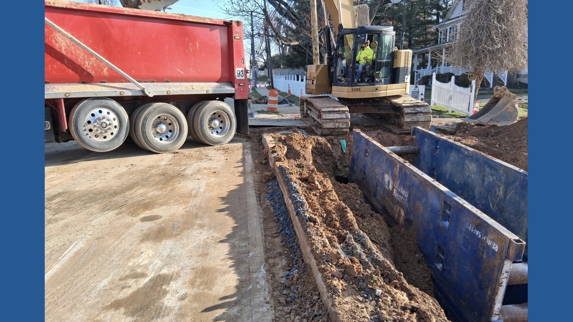 Germantown sewer main collapse prompts urgent repairs by WSSC, no water contamination