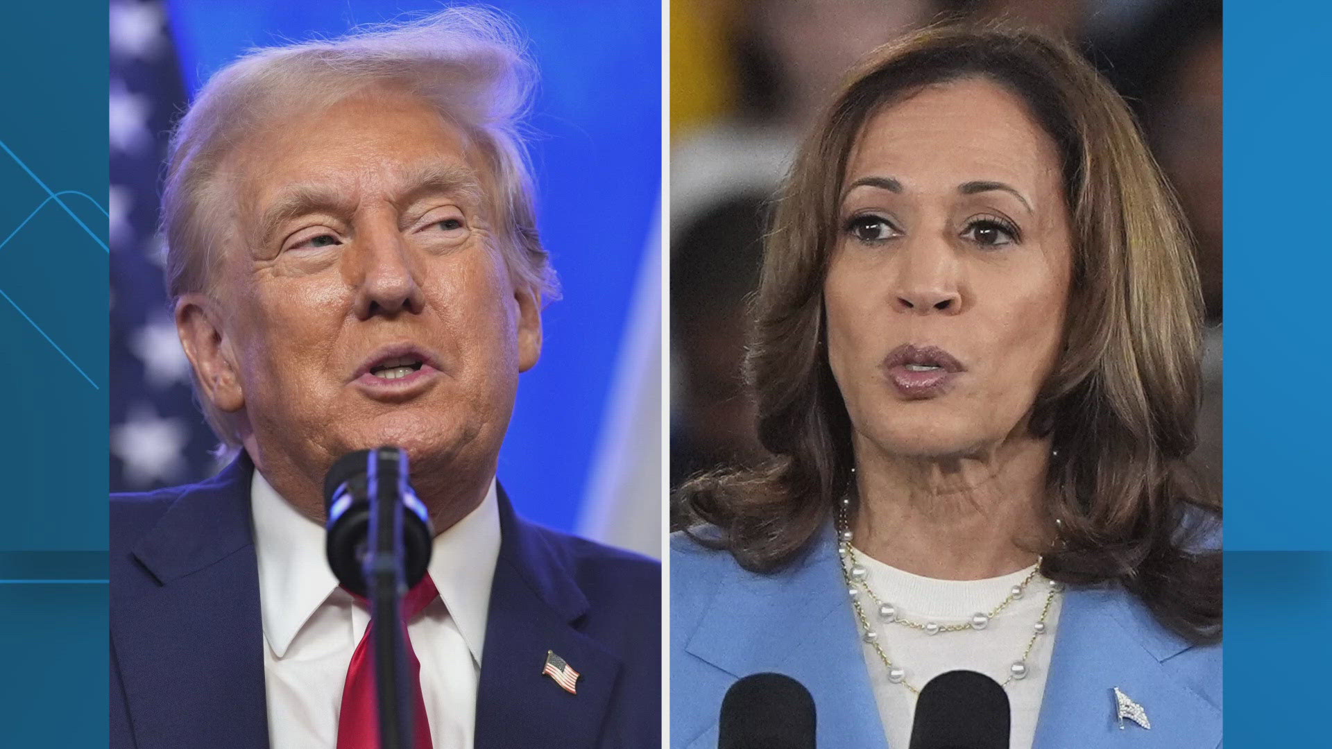 Trump agrees to debate rules against Kamala Harris | wusa9.com