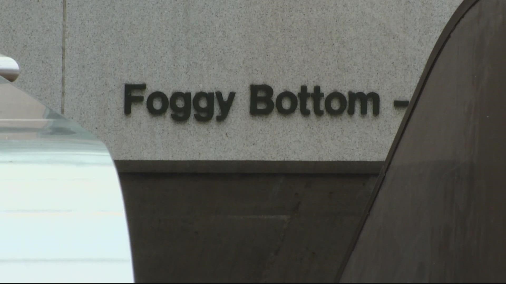 A woman claims she was sexually harassed at the Foggy Bottom metro station in D.C.