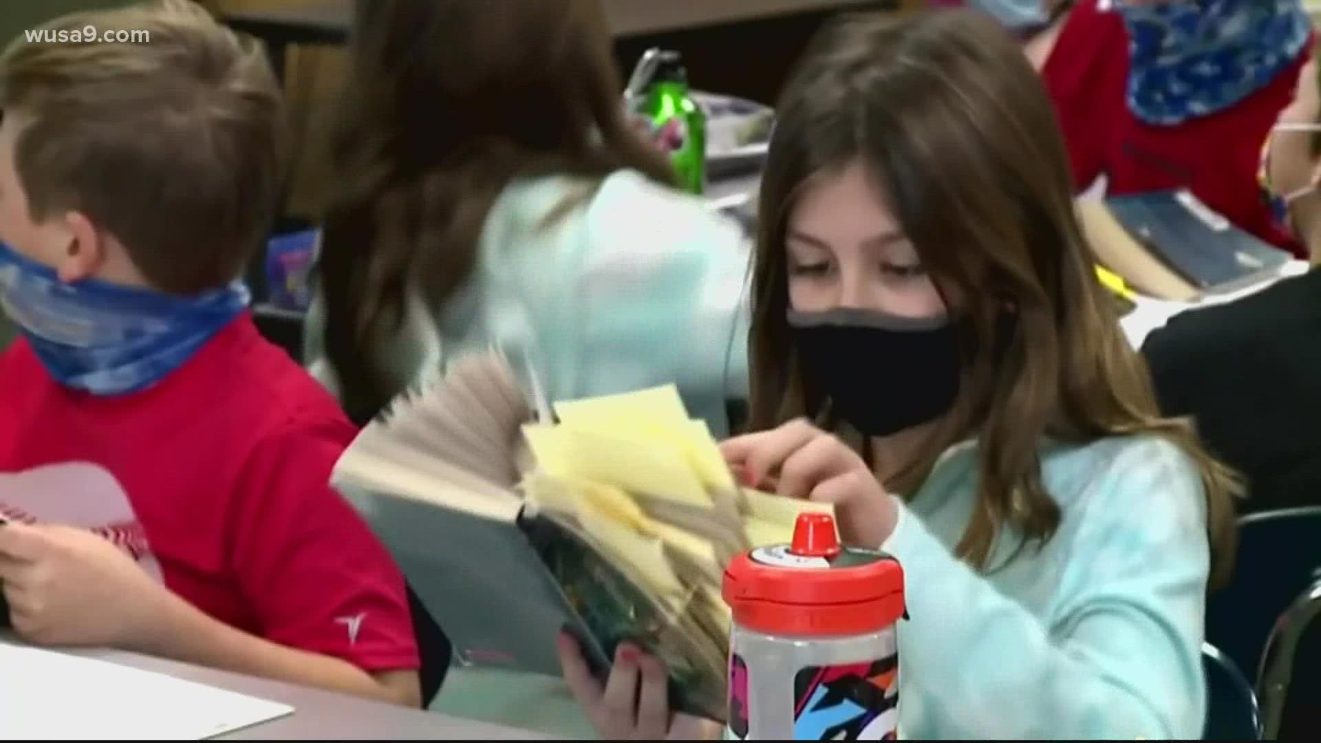 The school district is urging parents to have a talk with their child about their family's preference on mask-wearing on school property ahead of Tuesday.