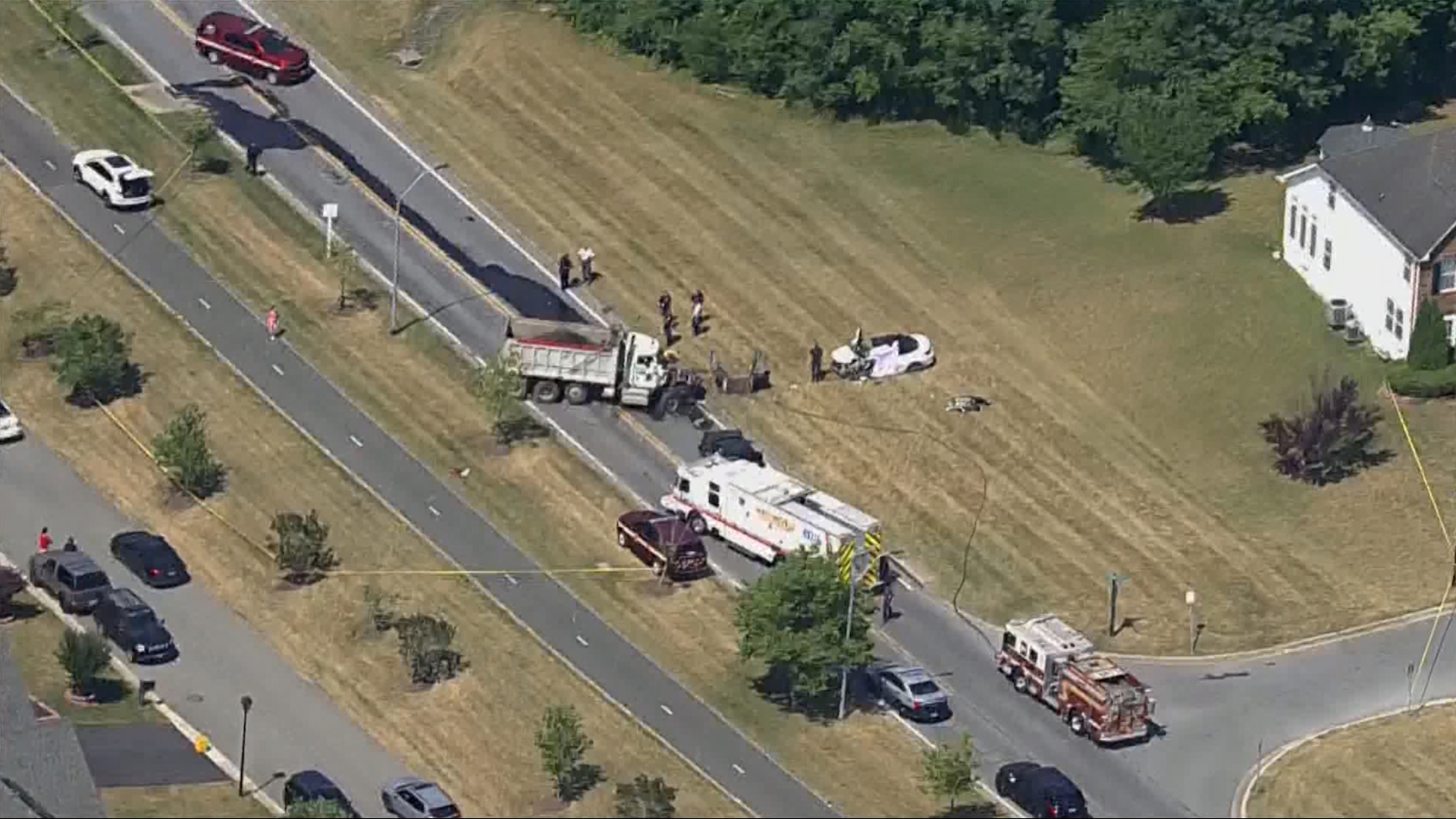 Beltsville dump truck crash | wusa9.com