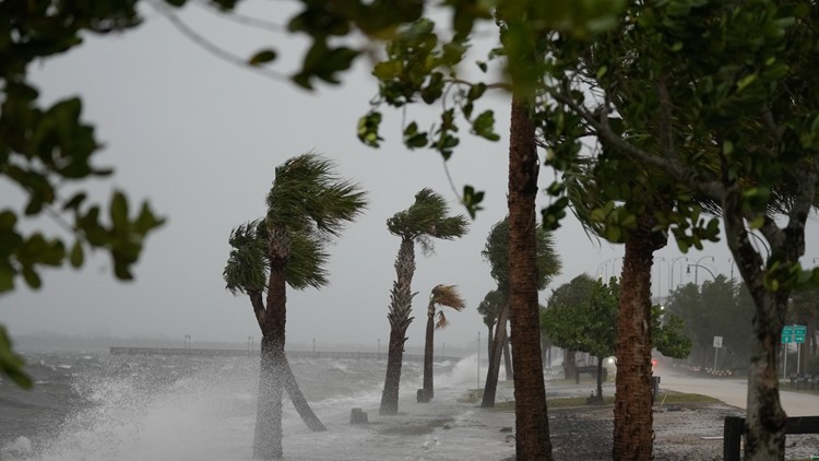 Nicole, rare November hurricane, makes landfall in Florida