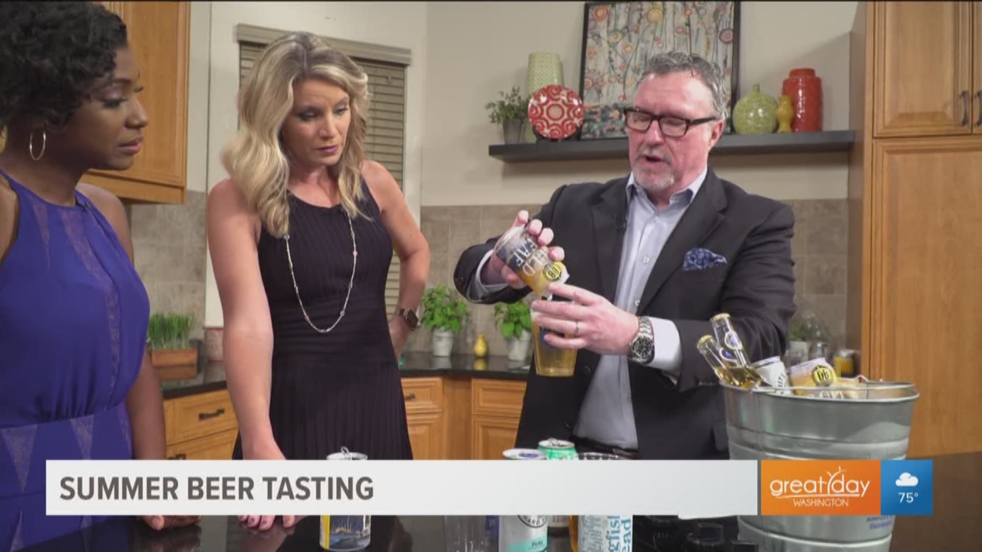 Craig Purser, President and CEO of the National Beer Wholesalers Association teaches us how to pour the perfect beer.