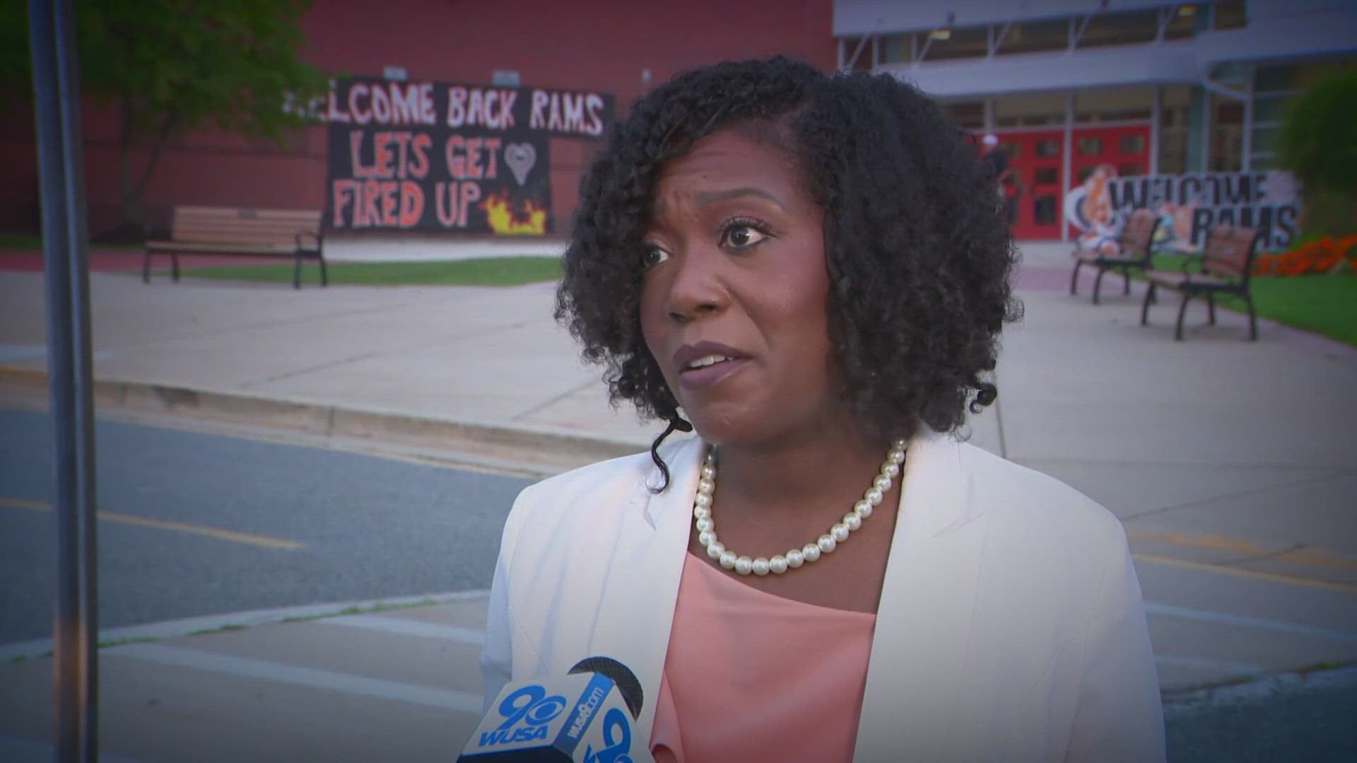 The County's Superintendent Monifa McKnight says the board of ed-- is trying to push her out.