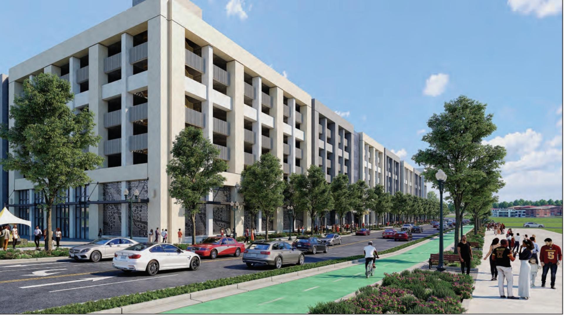 Commanders Stadium Lettering DC neighborhood opposes massive parking garage near Commanders' new ...