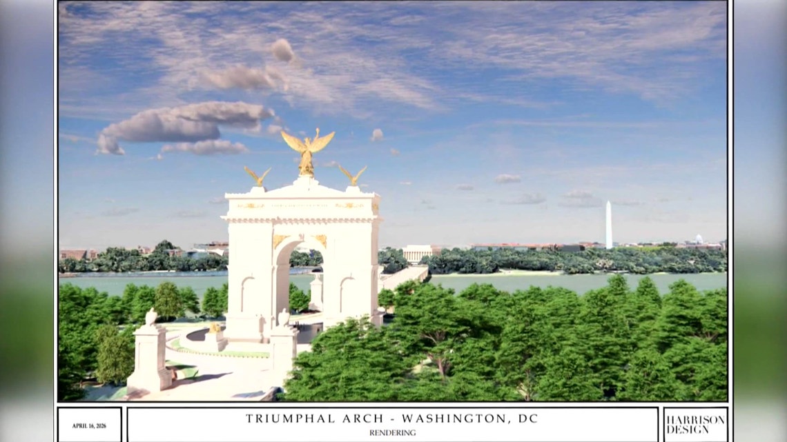 Vietnam veterans sue over proposed 250-foot Trump arch near Arlington Cemetery