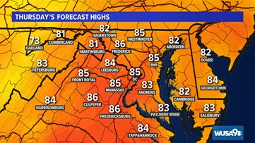 Gorgeous today before showers and storms return Friday