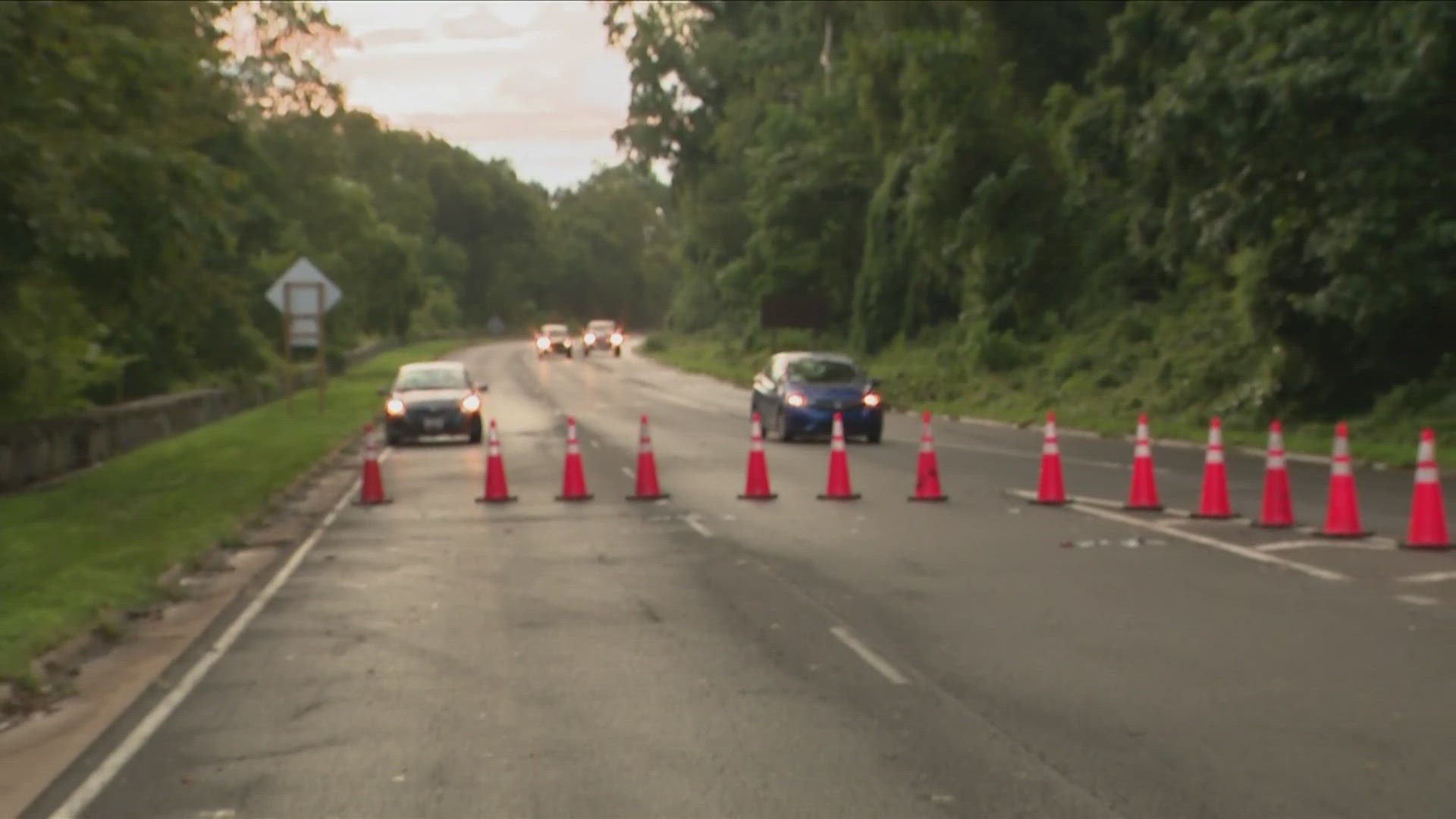 GW Parkway closed due to storm damage