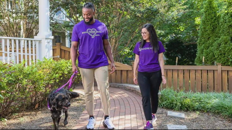 Commanders player works to make domestic abuse shelters pet friendly