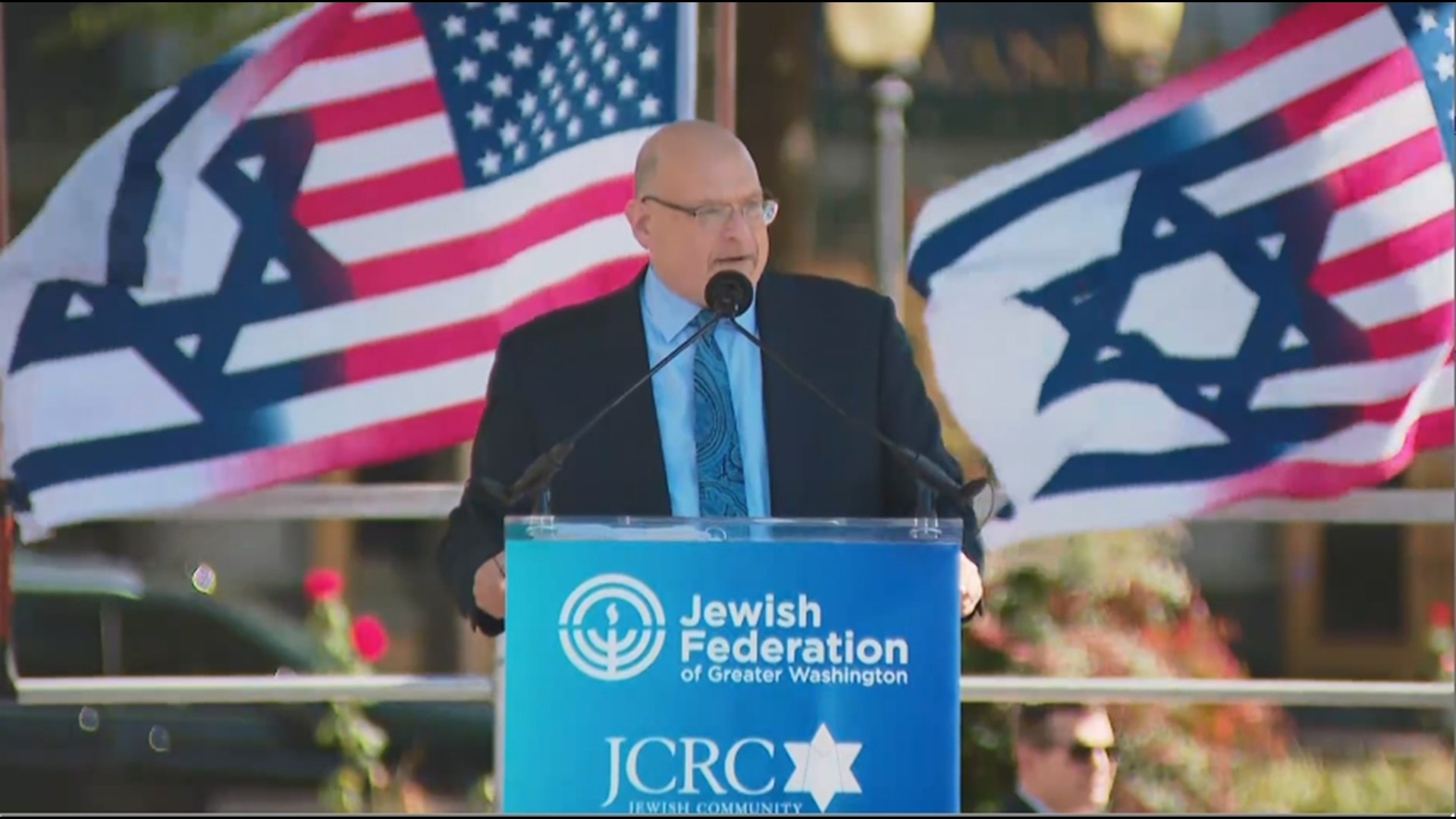 A rally in support of Israel is taking place Friday at Freedom Plaza in Washington, D.C. Among the guests for the rally are Mayor Muriel Bowser and Maryland Gov. Wes