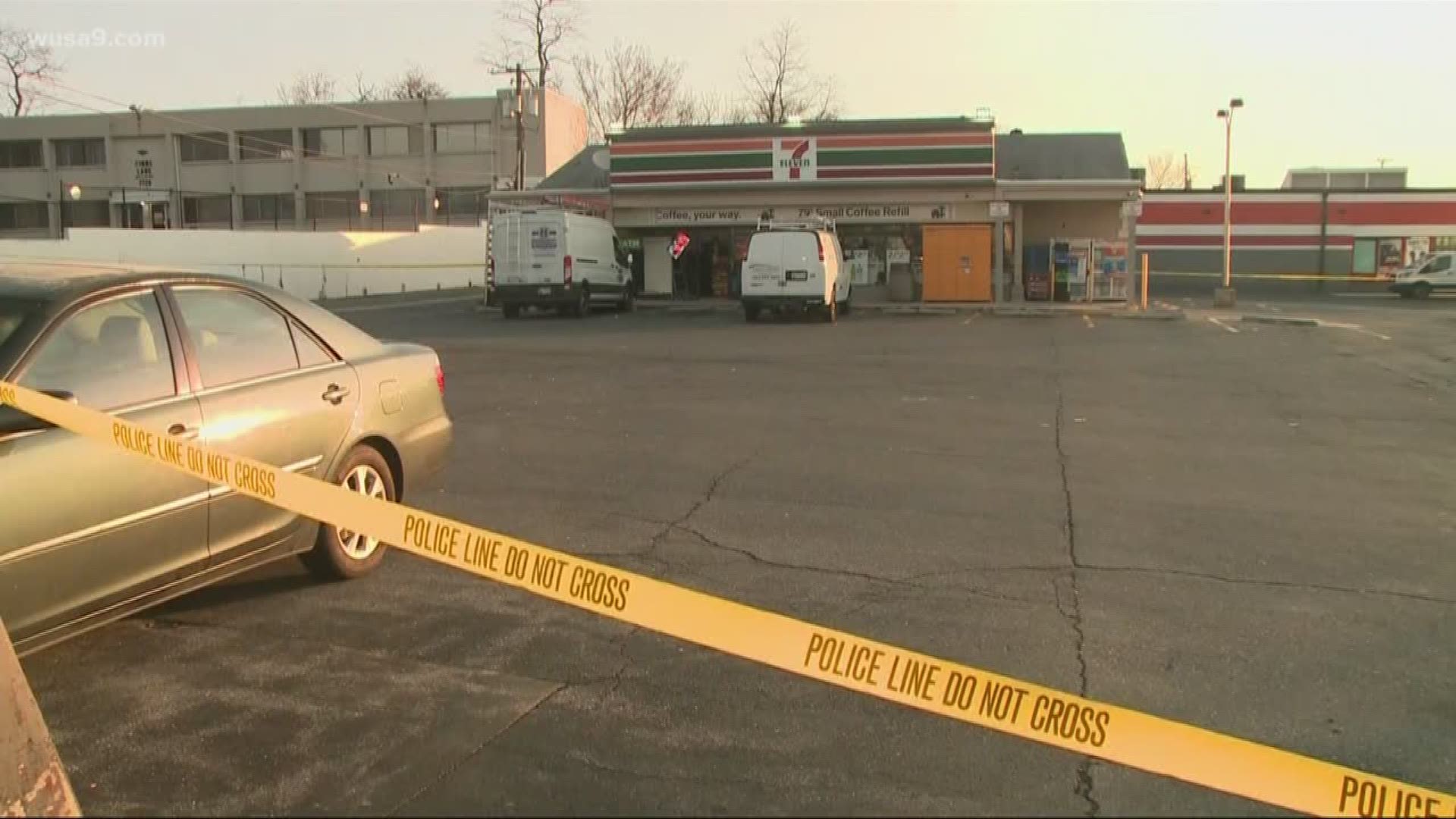Thieves rammed their truck into a Seven Eleven in Lanham and stole the store's ATM.