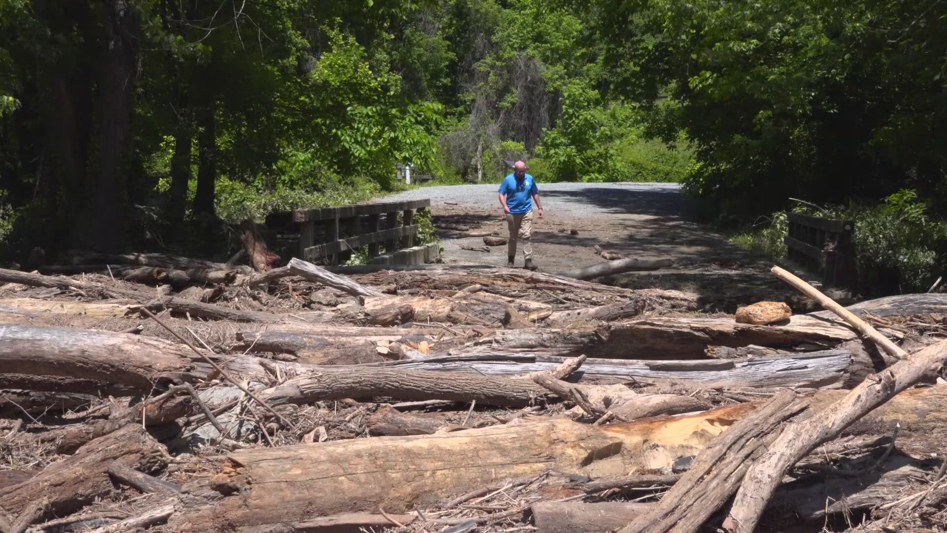 The national park service was on sight assessing the damage and attempting to estimate what it will take to get Fletchers Cove back up and running.