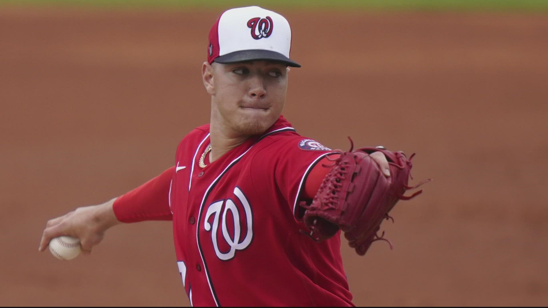 Catching up with Nationals' top prospect Cade Cavalli | wusa9.com