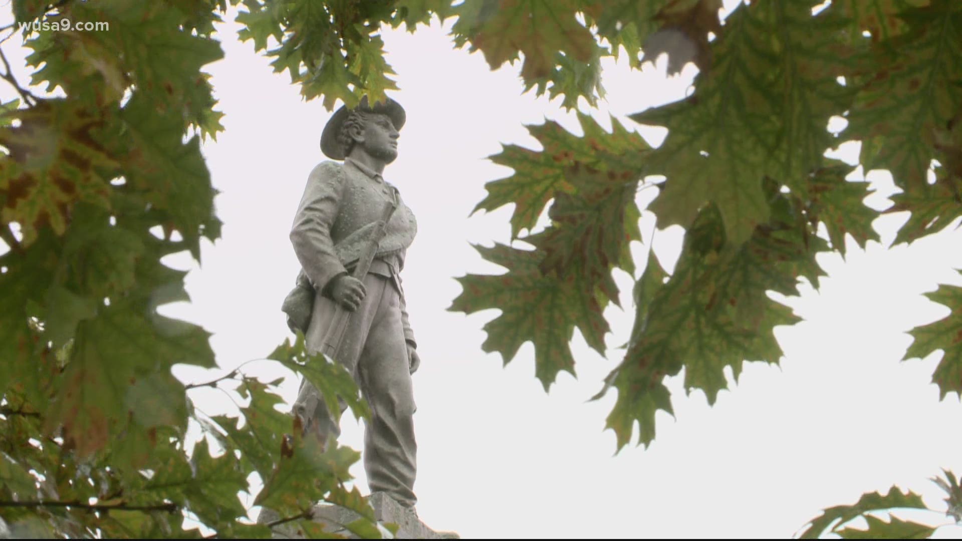 A non-binding referendum will be on the Nov. 3 ballot about whether to keep or move a statue that depicts a generic confederate soldier.