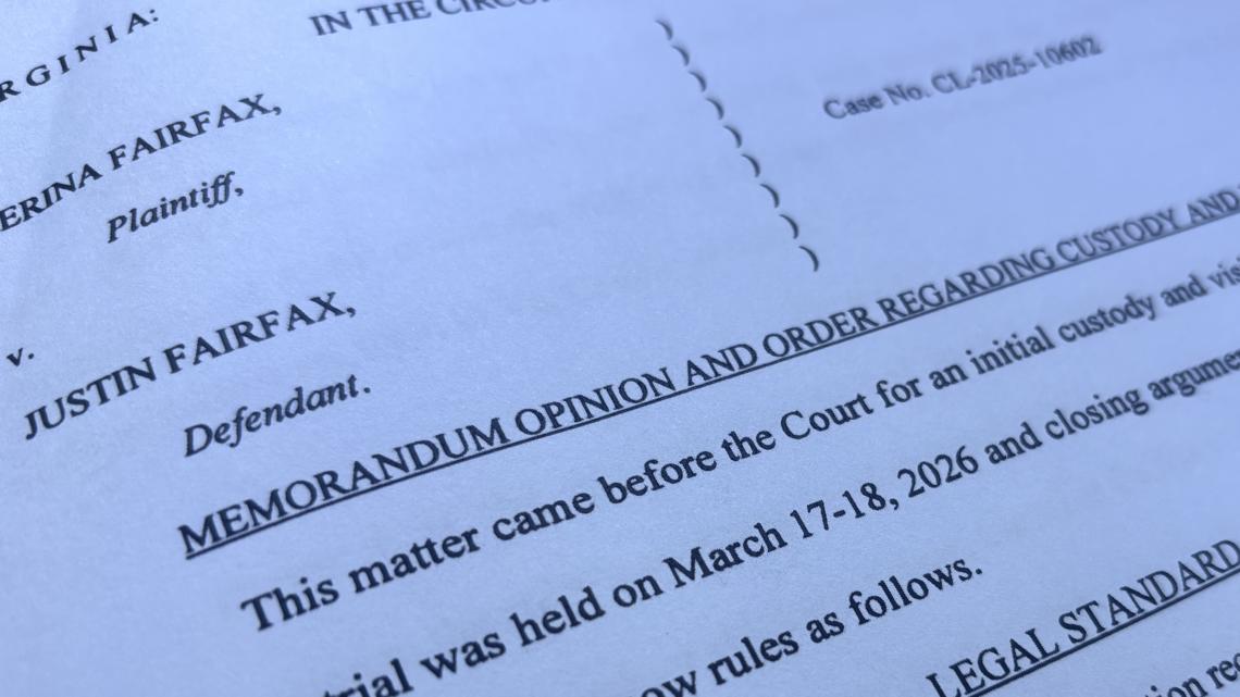 Family law experts question custody decision following murder-suicide of former Virginia Lt. Gov. Justin Fairfax and Dr. Cerina Fairfax