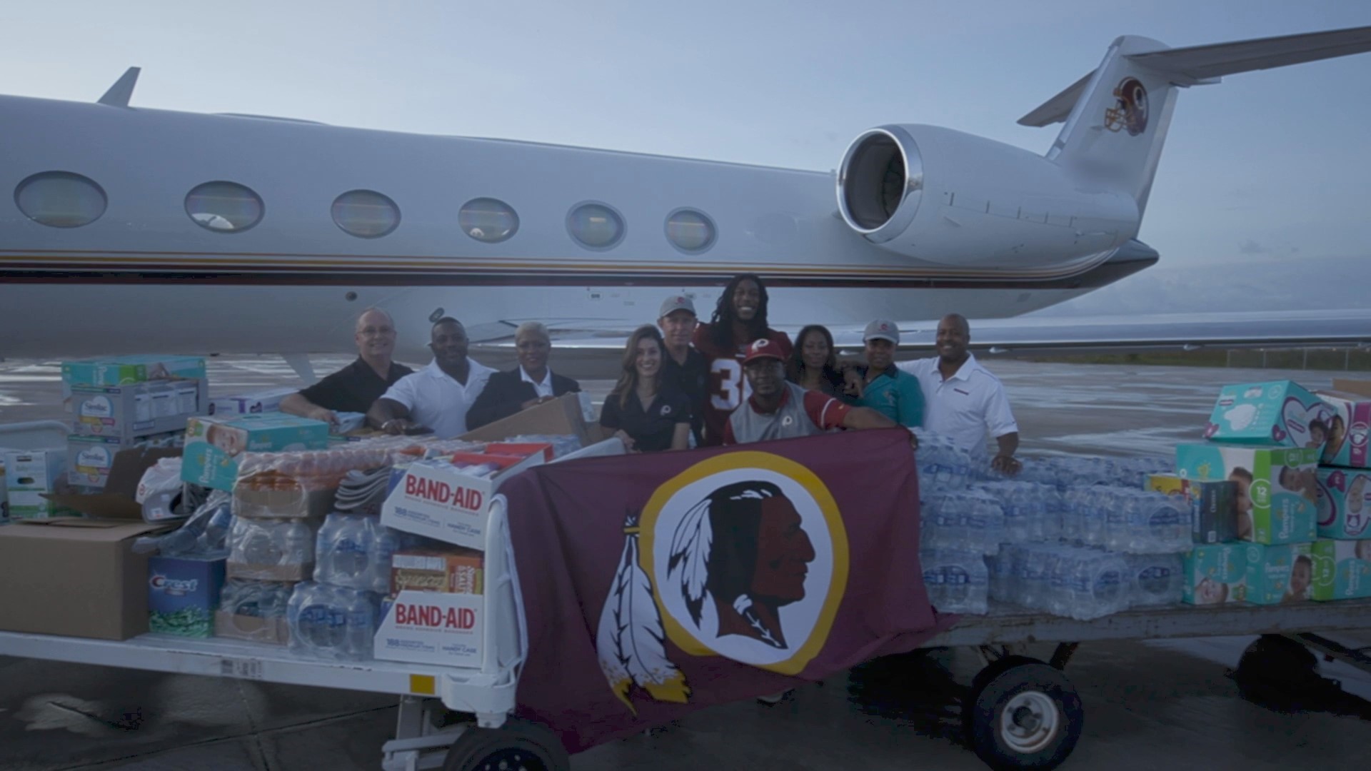 The Burgundy and Gold help with Hurricane Dorian relief in the Bahamas