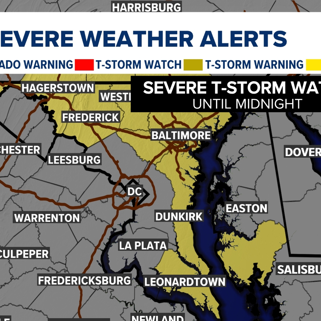 WEATHER IMPACT ALERT: Weekend storms set to impact the DC region ...