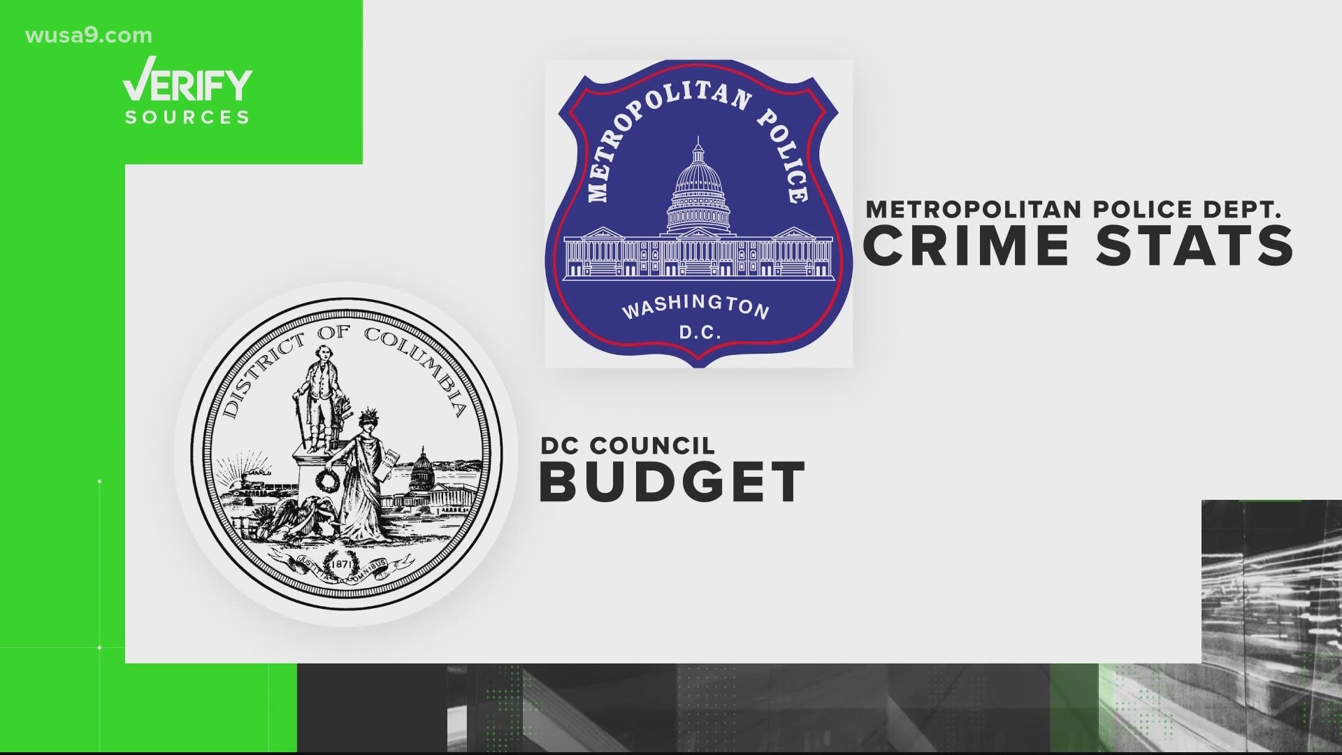 The VERIFY team can confirm that there has not been a significant increase in crime nor an MPD budget cut.