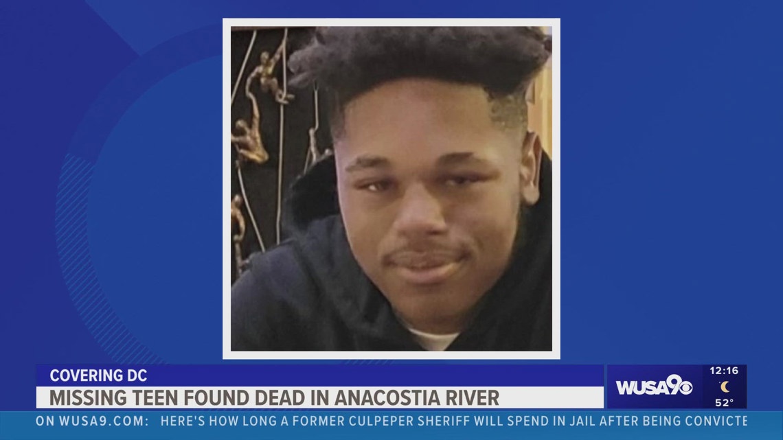 Missing teen found dead in Anacostia River | wusa9.com