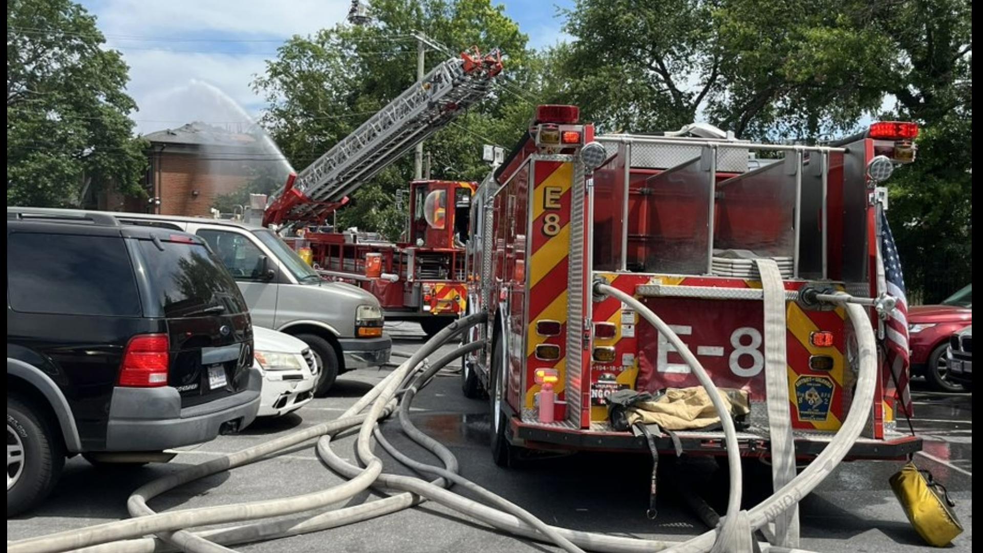 large fire in Southeast