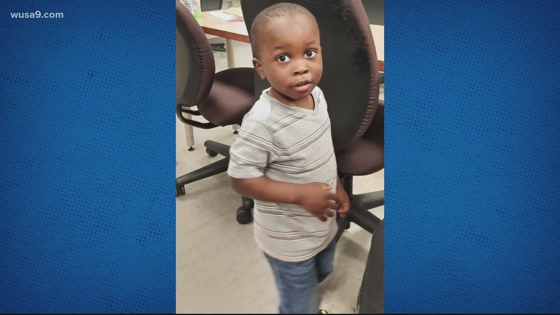 Police found a little boy in the White Oak area Thursday night and are searching for his parents or guardians.