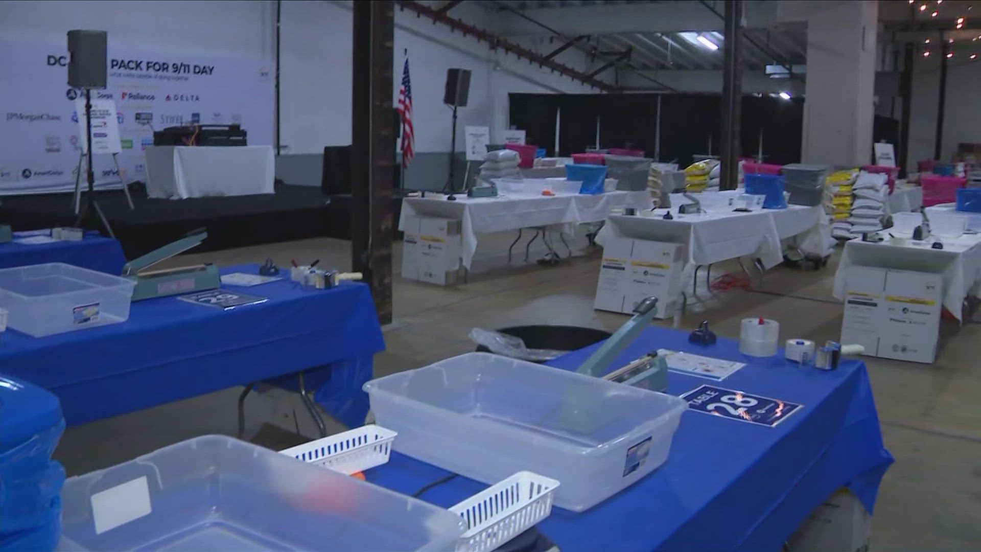 1,200 volunteers are coming together at Union Market Wednesday to pack meals for the Capital Area Food Bank.