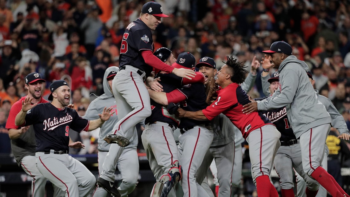 The Washington Nationals celebrate their World Series win during victory  parade – New York Daily News