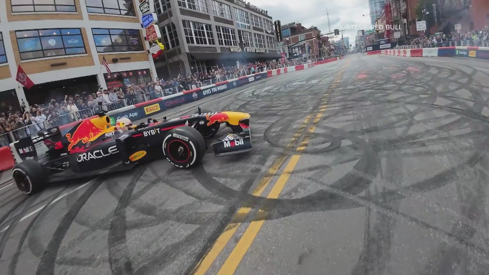 A Formula One Car Event comes right *here to D-C. It's Red bull racing's first-ever show run event in the District.