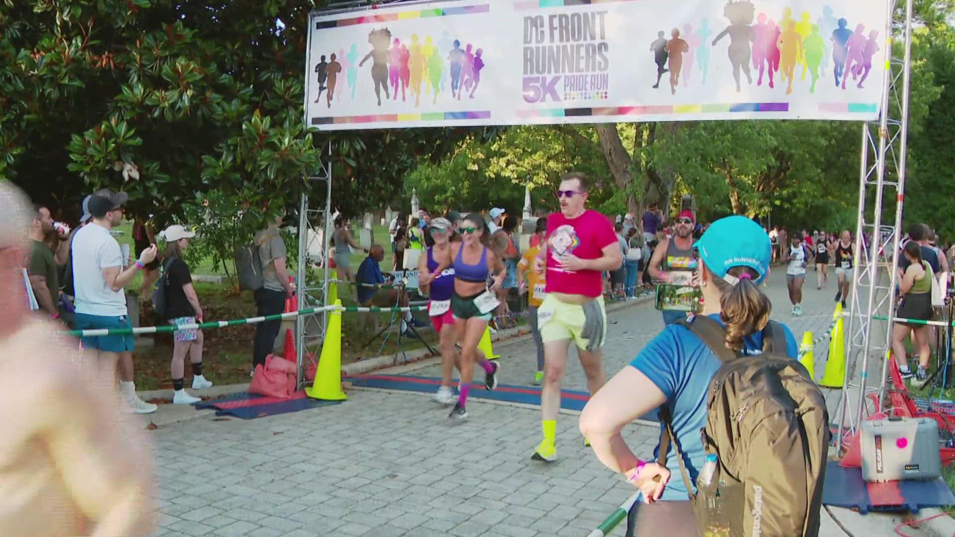 The 12th annual 5k was held inside the Congressional Cemetery Friday night.