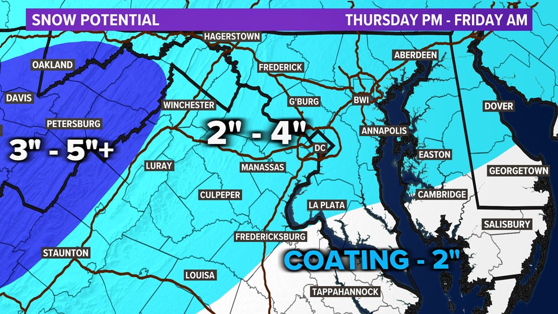 More Snow In The Forecast For DC This Week | Wusa9.com