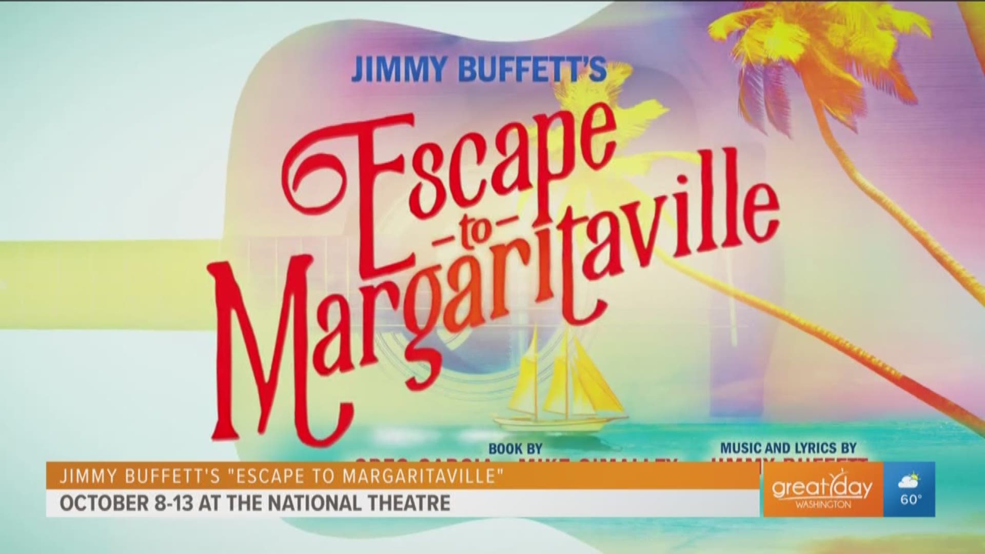 Legendary singer-songwriter Jimmy Buffett chats with Kristen about "Escape to Margaritaville" musical coming to DC Oct. 8-13 at the National Theatre.