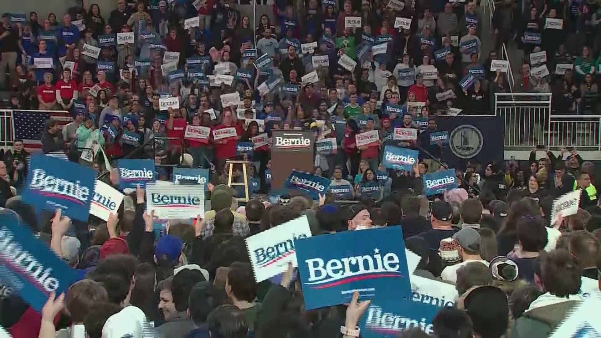 Michelle Lee spoke at Bernie Sanders' campaign rally in Northern Virginia. While honored to attend, she an nearly 10,000 of her coworkers may be striking soon.