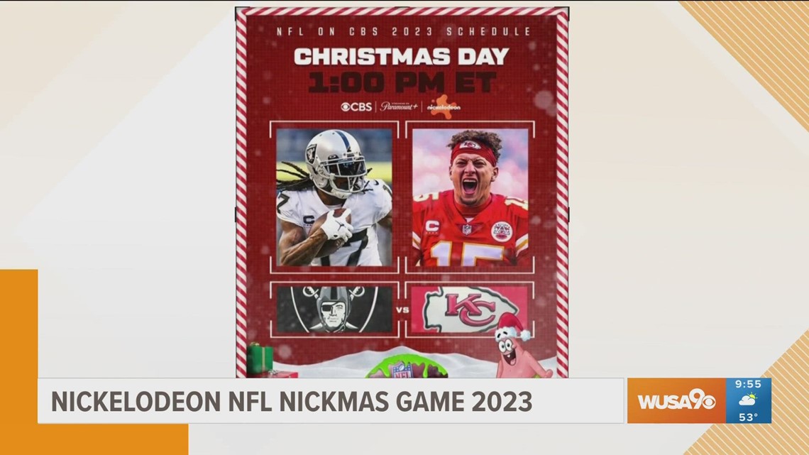 The NFL teams up with Nickelodeon for the ‘NFL Nickmas’ alternate