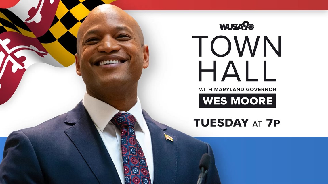 Gov. Wes Moore Town Hall | Answering Marylanders questions | wusa9.com