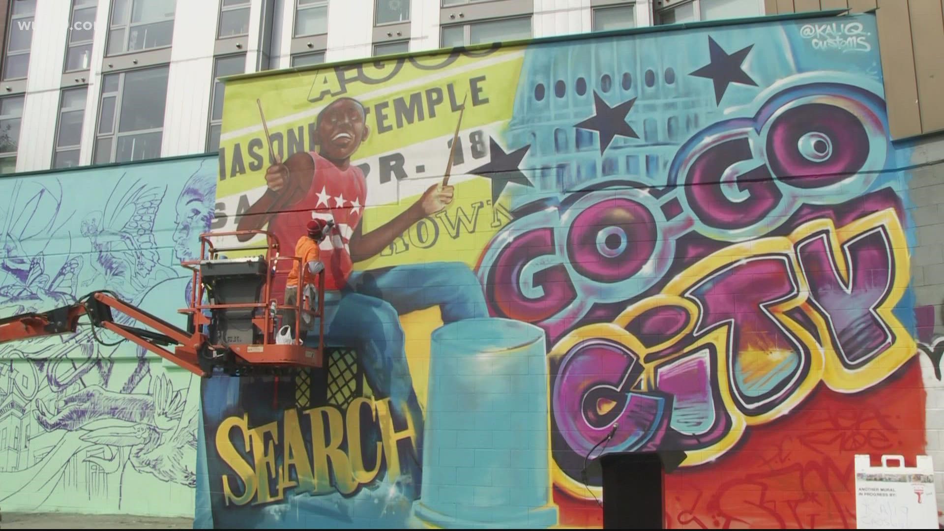 There's a new Go-Go mural in DC