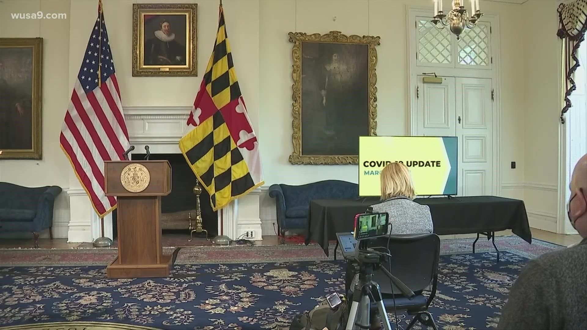 Gov. Larry Hogan and Maryland officials are providing the latest updates on COVID-19 and the state's response to the COVID-19 pandemic.