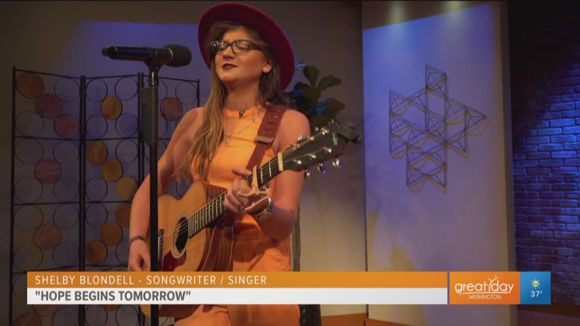Watch Shelby Blondell perform her song 'Hope Begins Tomorrow' in honor of her mother and others who are currently battling cancer on World Cancer Day.