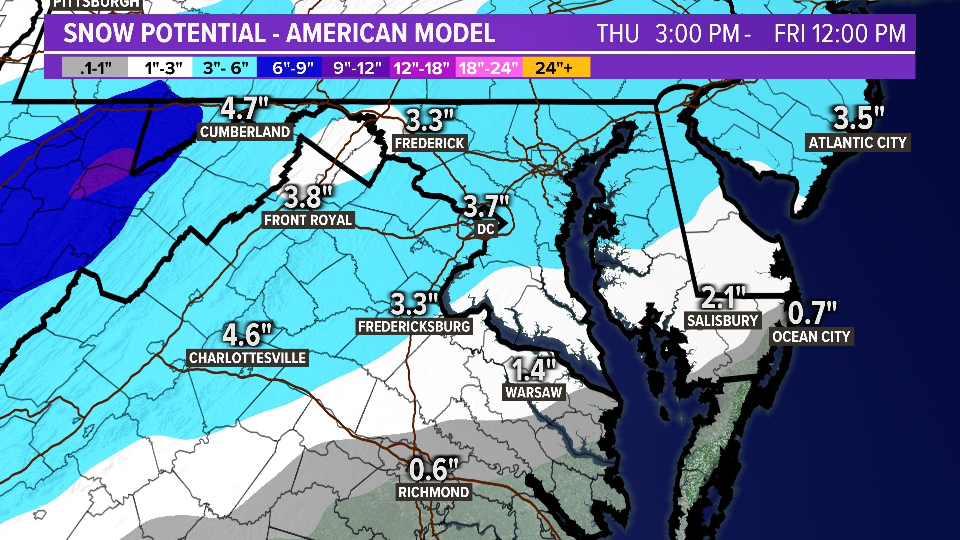 More snow in the forecast for DC this week | wusa9.com