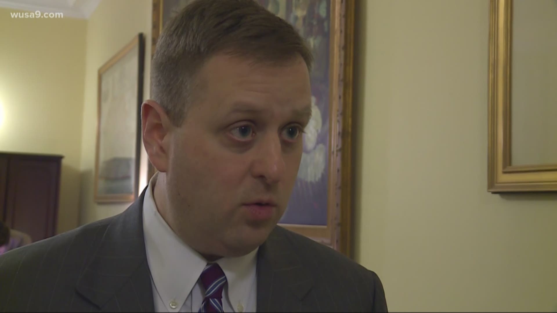 Del. Patrick Hopes says impeachment would trigger an investigation in sex assault allegations.