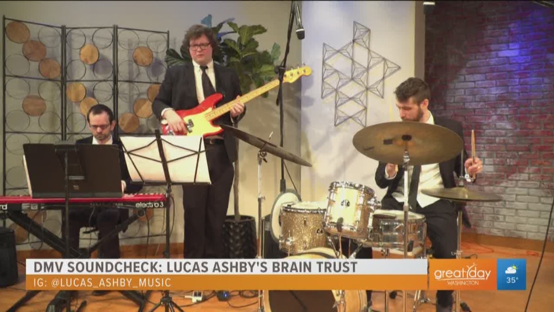 This week's featured artist is Lucas Ashby's Brain Trust.  The group fuses jazz and groove-based dance music for a unique sound.  Sponsored by the DC OCTFME.