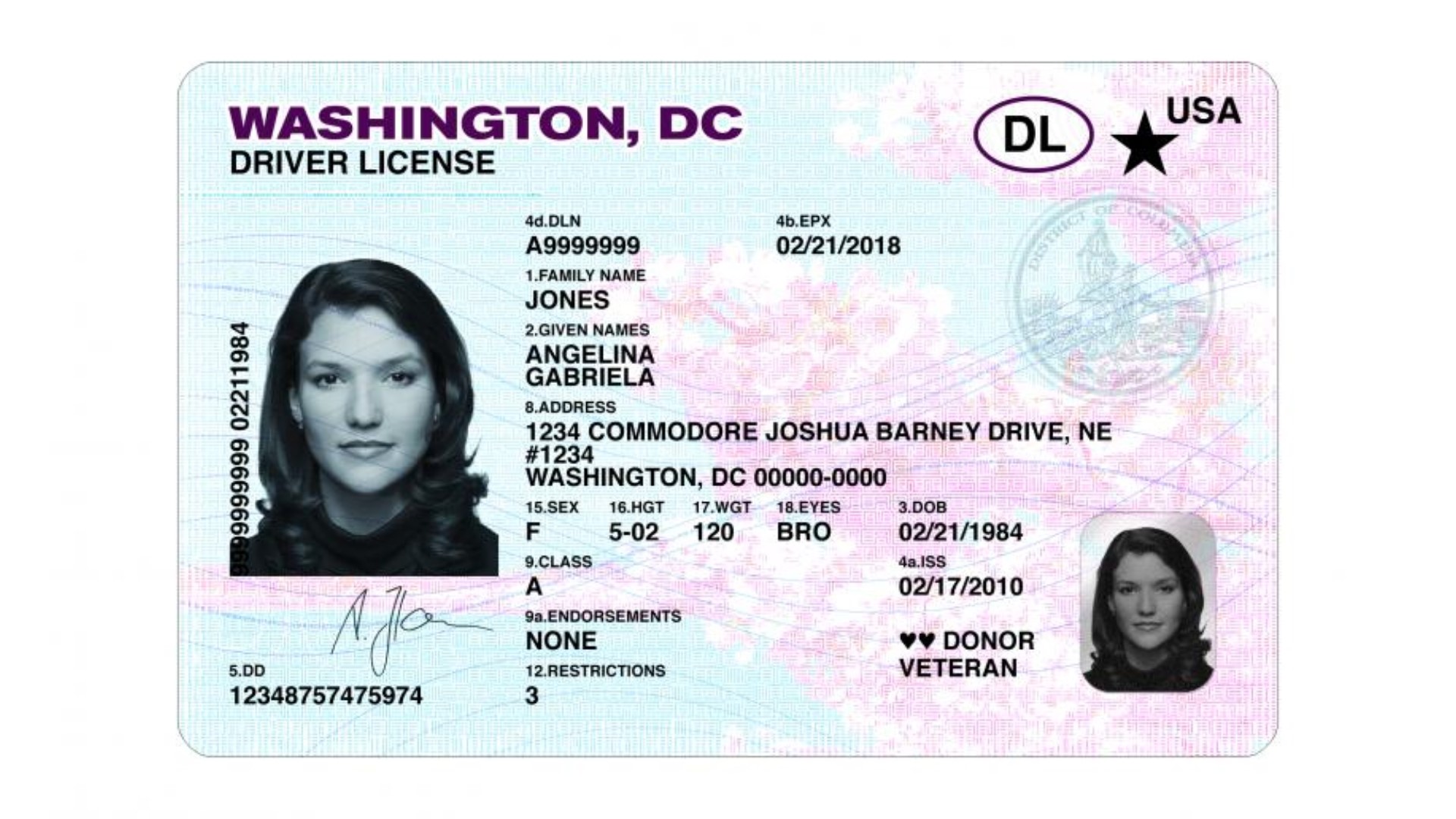 License name. Driver License. Us Driver License. Driver License ID.