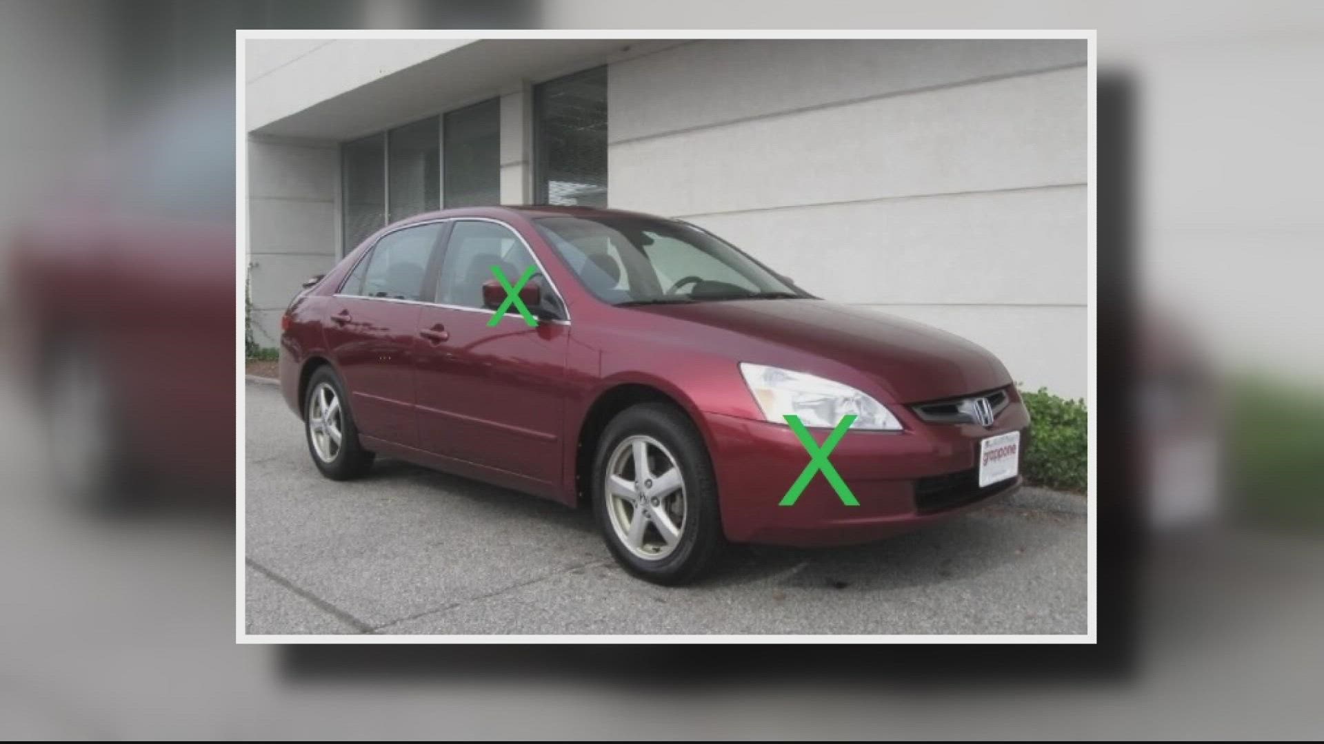 Police release a photo of a similar vehicle in hopes of finding the driver.
