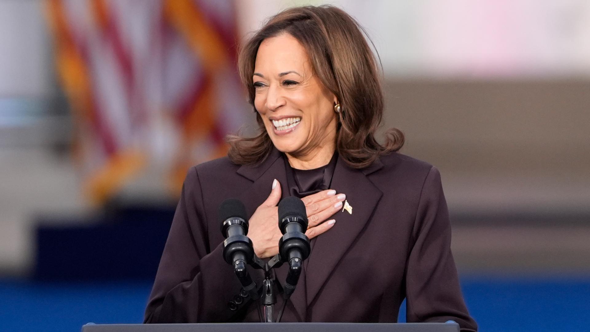 The vice president addressed the nation from her alma mater at Howard University, thanking the nation for their support and calling for a peaceful transition of powe