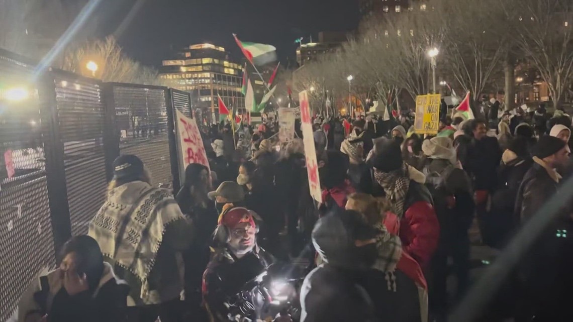 2 arrested during 'March On Washington For Gaza' for allegedly ...