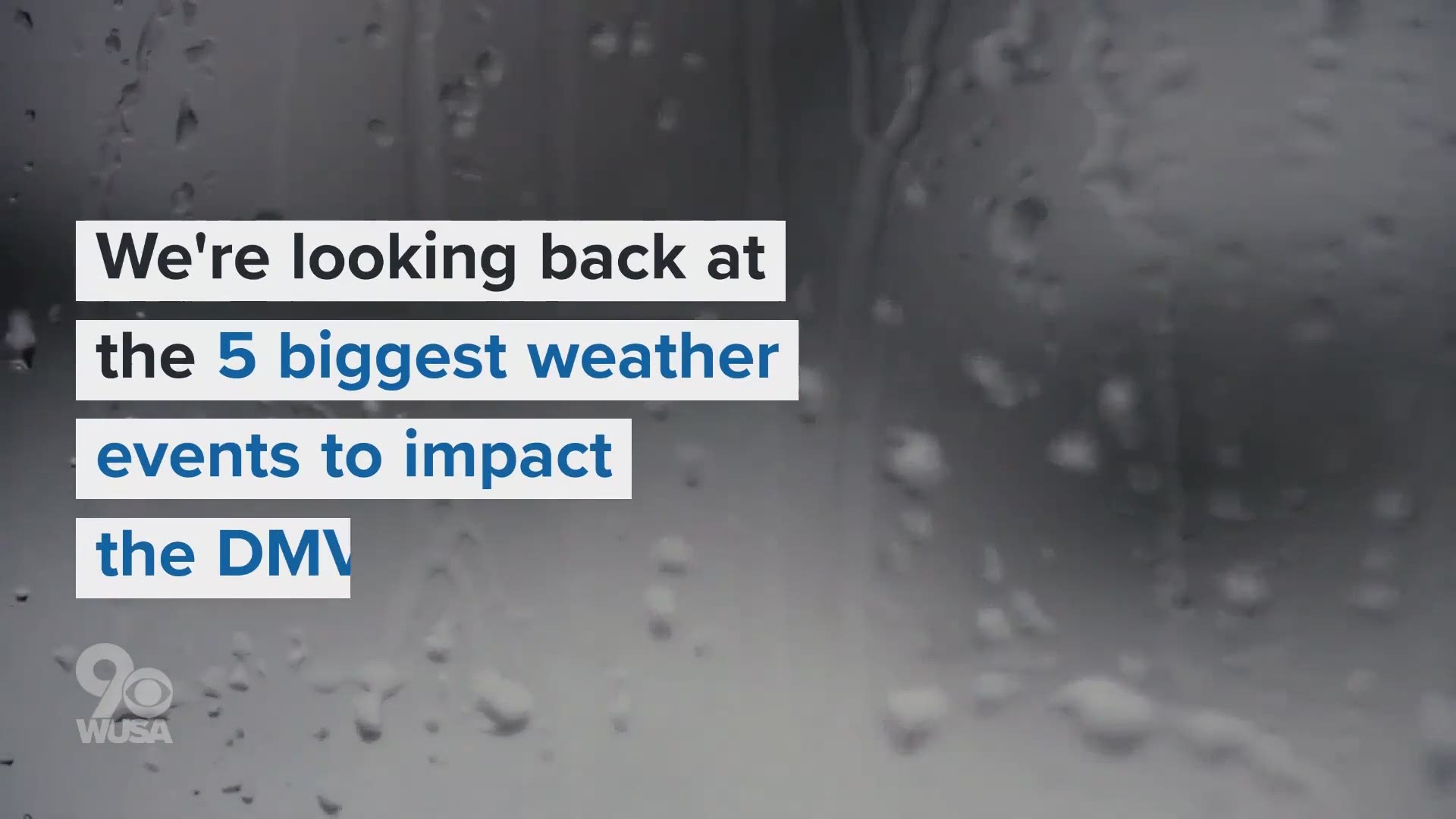 Here are the most impactful weather events in the DC area in 2019 -- from a winter storm, to spring and summer storms and floods to a flash drought.