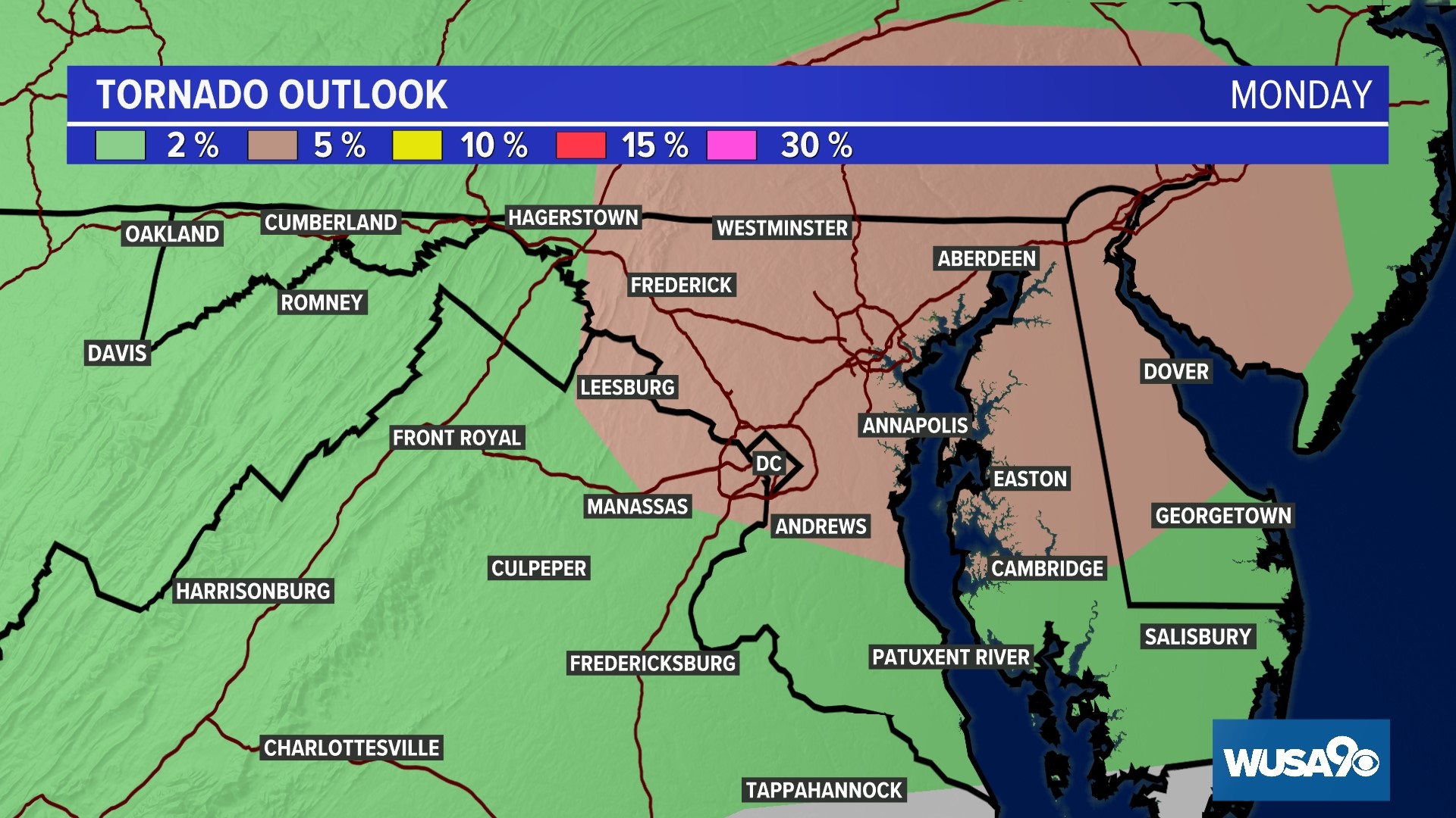 DMV weather: Here is when storms will impact the DMV Monday | wusa9.com