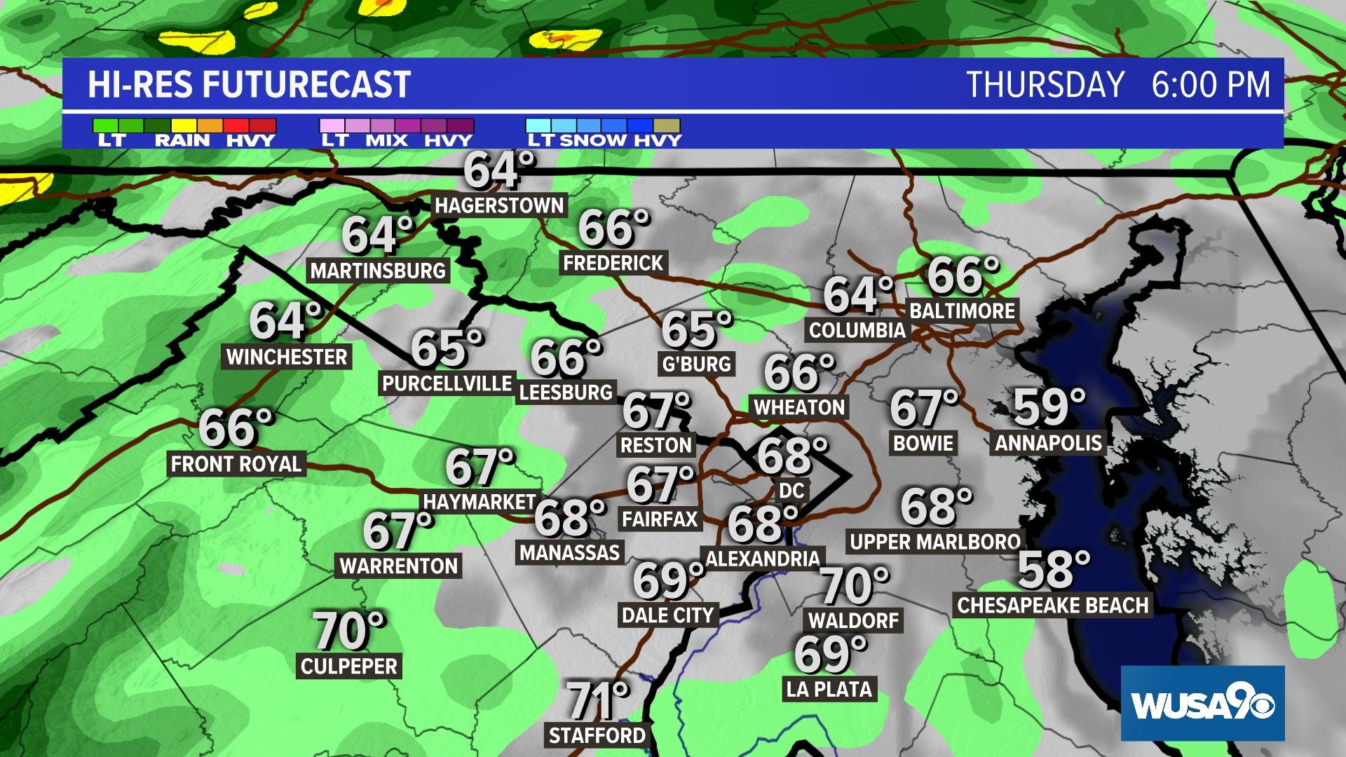Timing strong storms Thursday in the DMV | wusa9.com