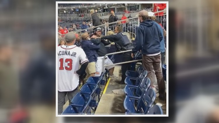 2 fans banned from Nationals Park after heckling opposing player