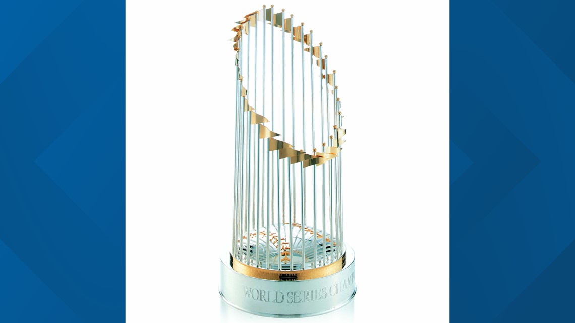 MLB World Series Trophy Pin