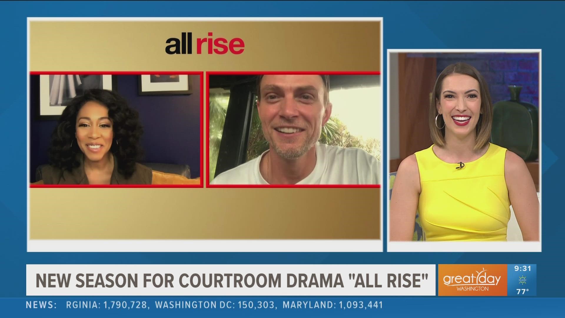 The courtroom drama "All Rise" is back for the third season. We get a preview from lead actor and executive producer Simone Missick and co-star Wilson Bethel.